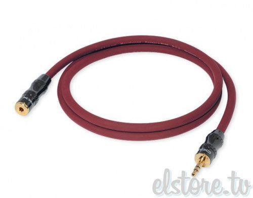 DAXX J70-10 Аудио кабель из посеребренной меди Mini-Jack (папа-мама), удлинитель 1м