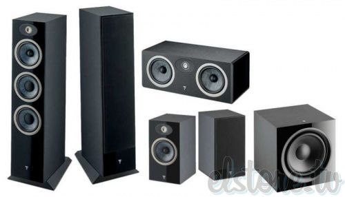 Комплект акустики Focal Theva N3 5.1 Black