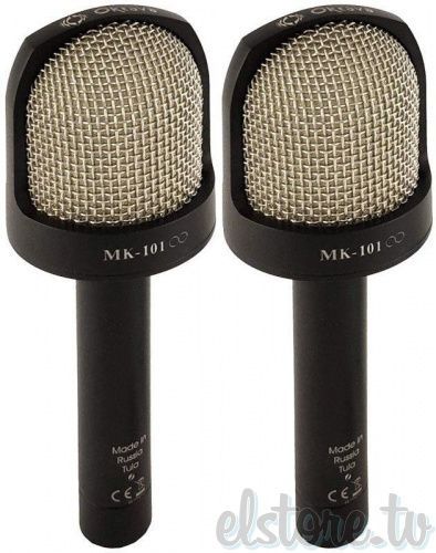 Микрофон Октава МК-101 стереопара чёрный в ФДМ2-03