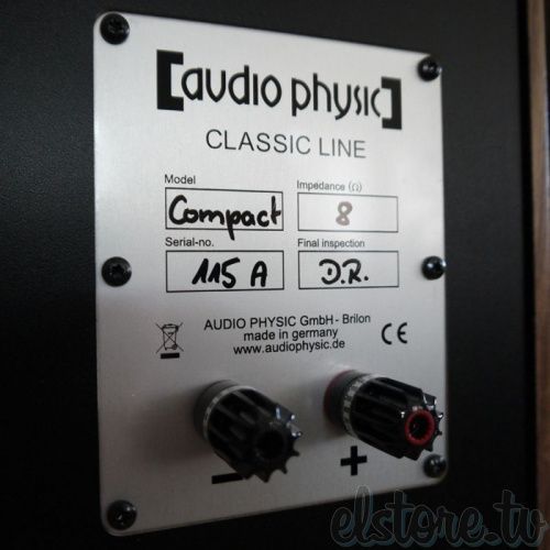 Полочная акустика Audio Physic Classic Compact black ash