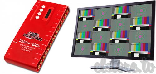 Decimator DMON-16SL: 16 Channel Multi-Viewer w/ HDMI Outputs for 3G/HD/SD