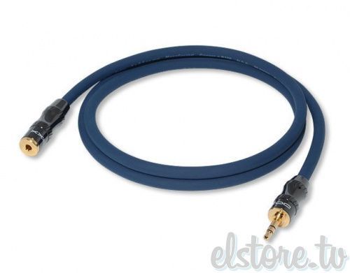 DAXX J107-20 Аудио кабель из монокристаллической меди Mini-Jack (папа-мама) удлинитель 2м