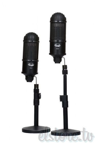 Микрофон Октава MЛ-52-02 стереопара чёрный, деревянный футляр