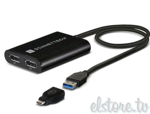 Sonnet USB3 to Dual 4K 60Hz DisplayPort Adapter for Mac M1